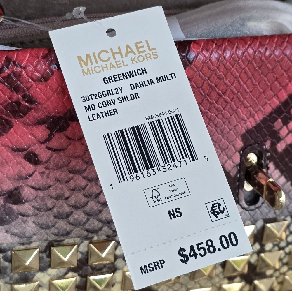 Michael Kors Greenwich Ombré Medium Shoulder Bag - Picture 7 of 9